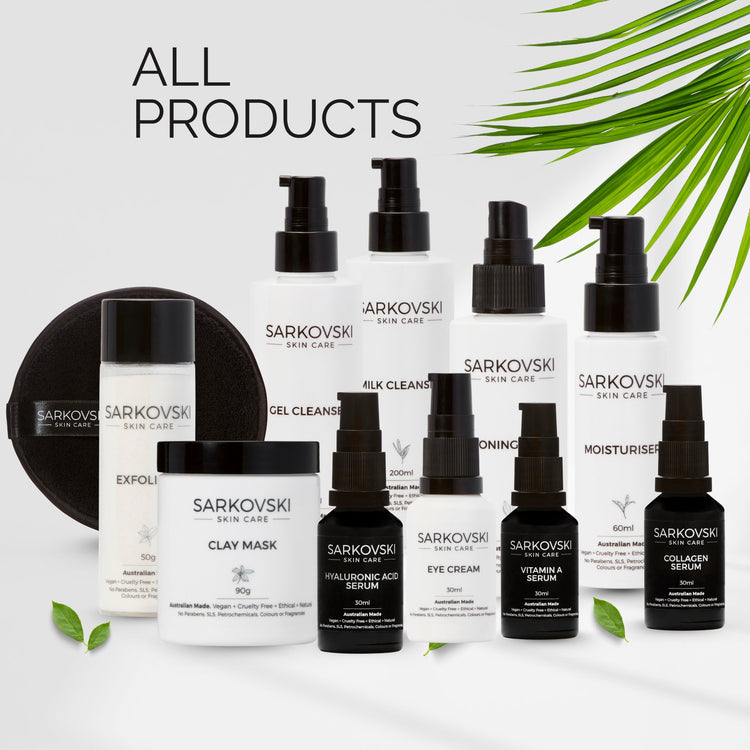 SARKOVSKI® natural skincare collection – vegan and cruelty-free skincare made in Australia