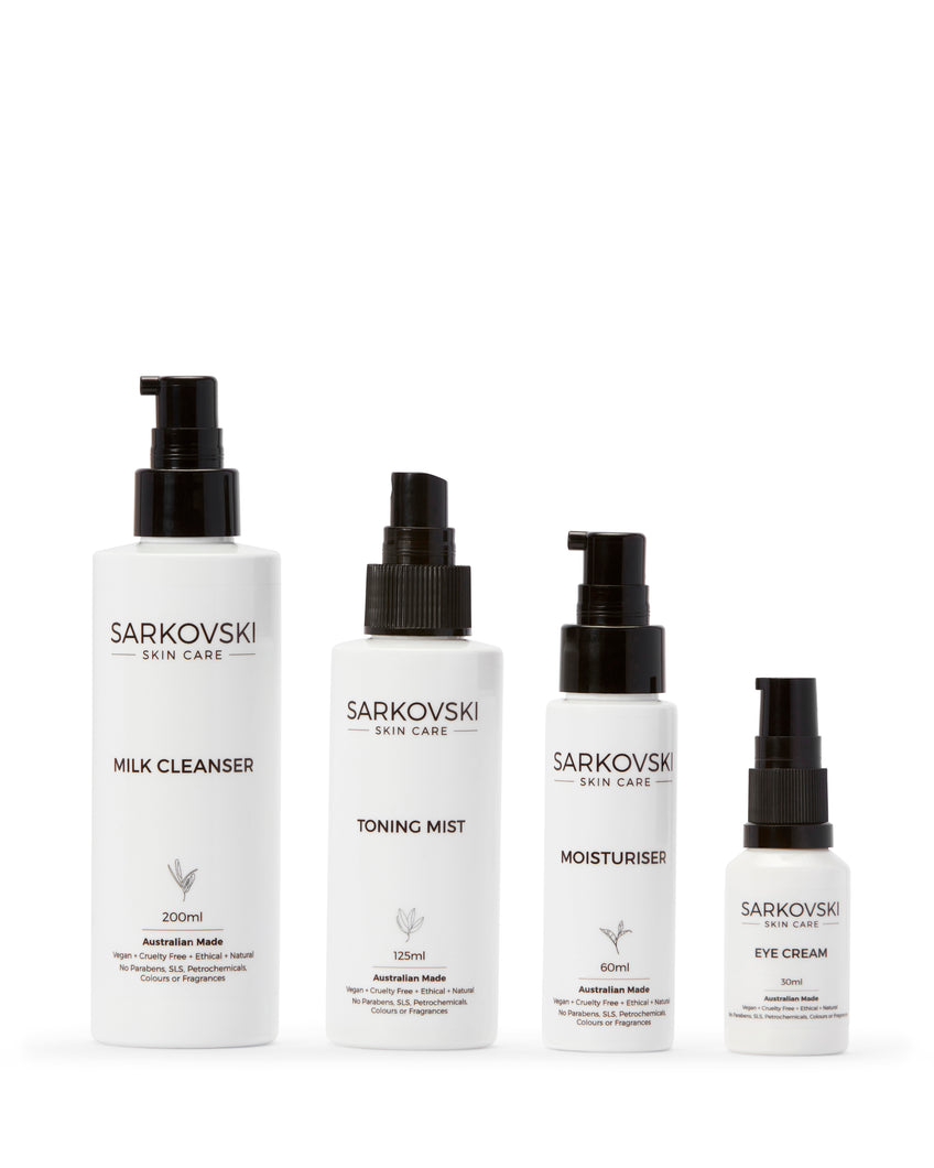 SARKOVSKI Essentials skin care pack with Gel Cleanser